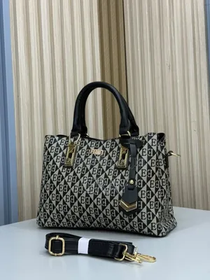 Luxury Checkered Tote Bag