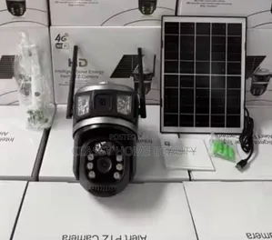 4G / Wi-Fi Dual-Lens Solar PTZ (Pan-Tilt-Zoom) Security Camera