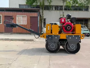 2 Drums Walk Behind Roller 550kg