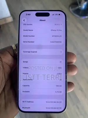 Apple iPhone 15 Pro 128 GB White
