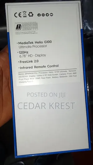 New Tecno Spark 50 Pro 256 GB Gray