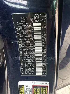 Toyota Corolla S 4dr Sedan (1.8L 4cyl 4A) 2012 Blue
