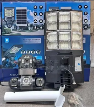 V380 Pro 3-in-1 Solar Street Light & PTZ Security Camera,