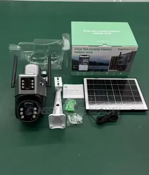 V380 Pro Smart Solar Outdoor Dual-Lens / Dual-Screen Security Camera