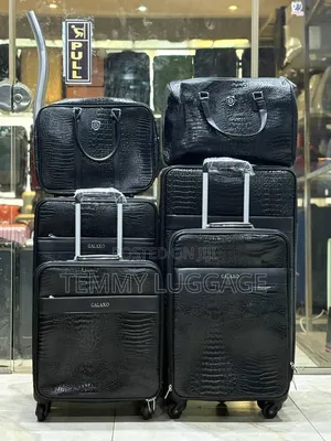 Skin Leather Traveling Luggage Boxes