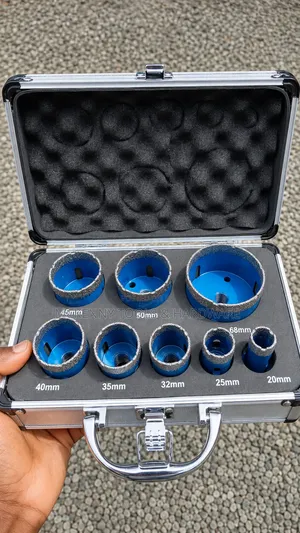 Diamond Hole Saw Set 20mm–68mm for Tile, Marble & Granite