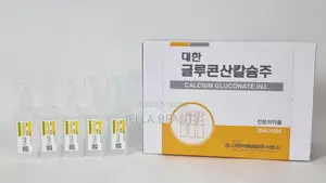 Calcium Gluconate Injection 20ml X 10 Ampoules – 104.2mg/Ml – Korea