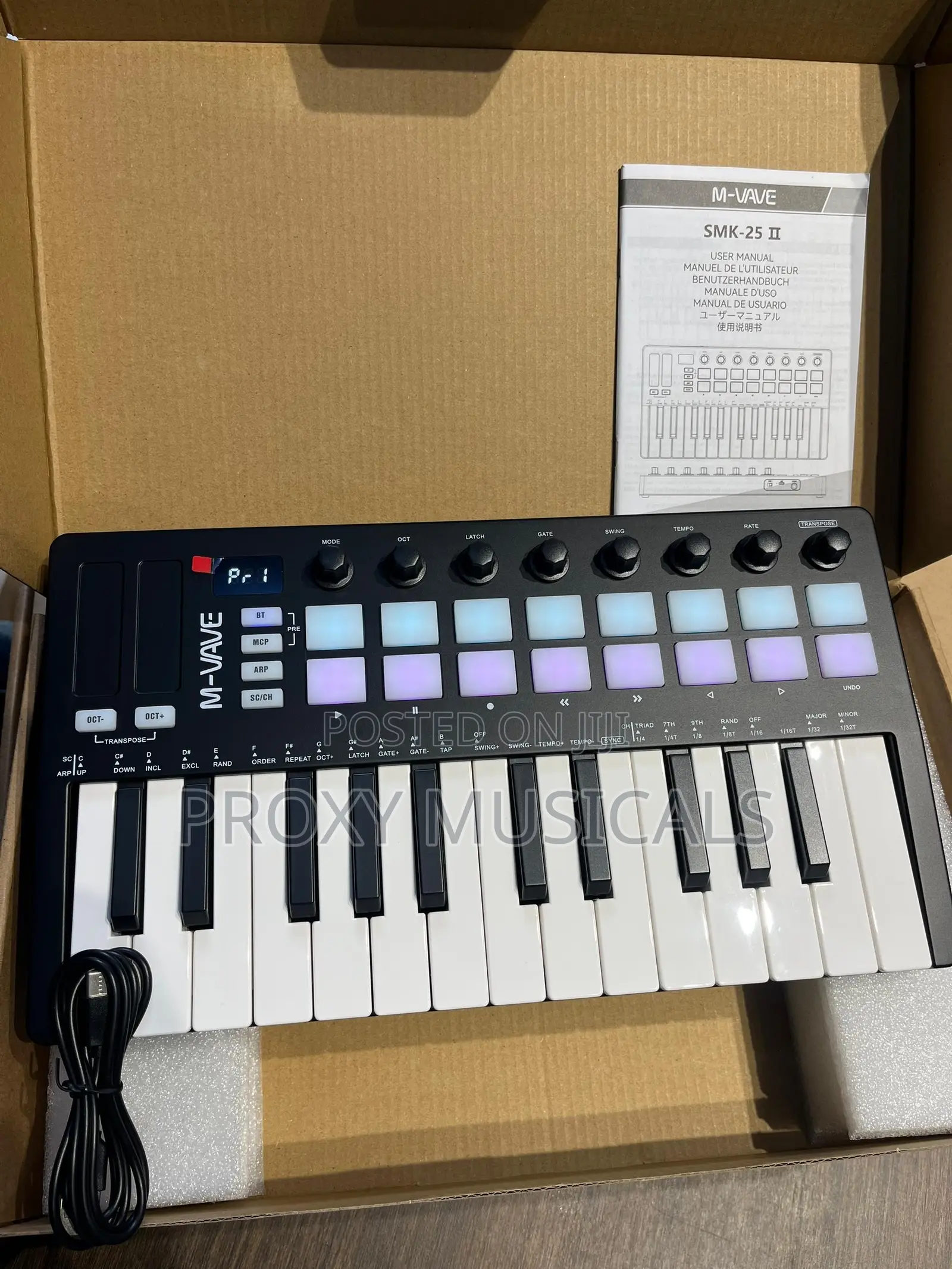 M-Vave SMK-25 II Midi Keyboard