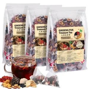 Ginseng Five Treasure Tea(enhances Blood Circulation and Block Toxins