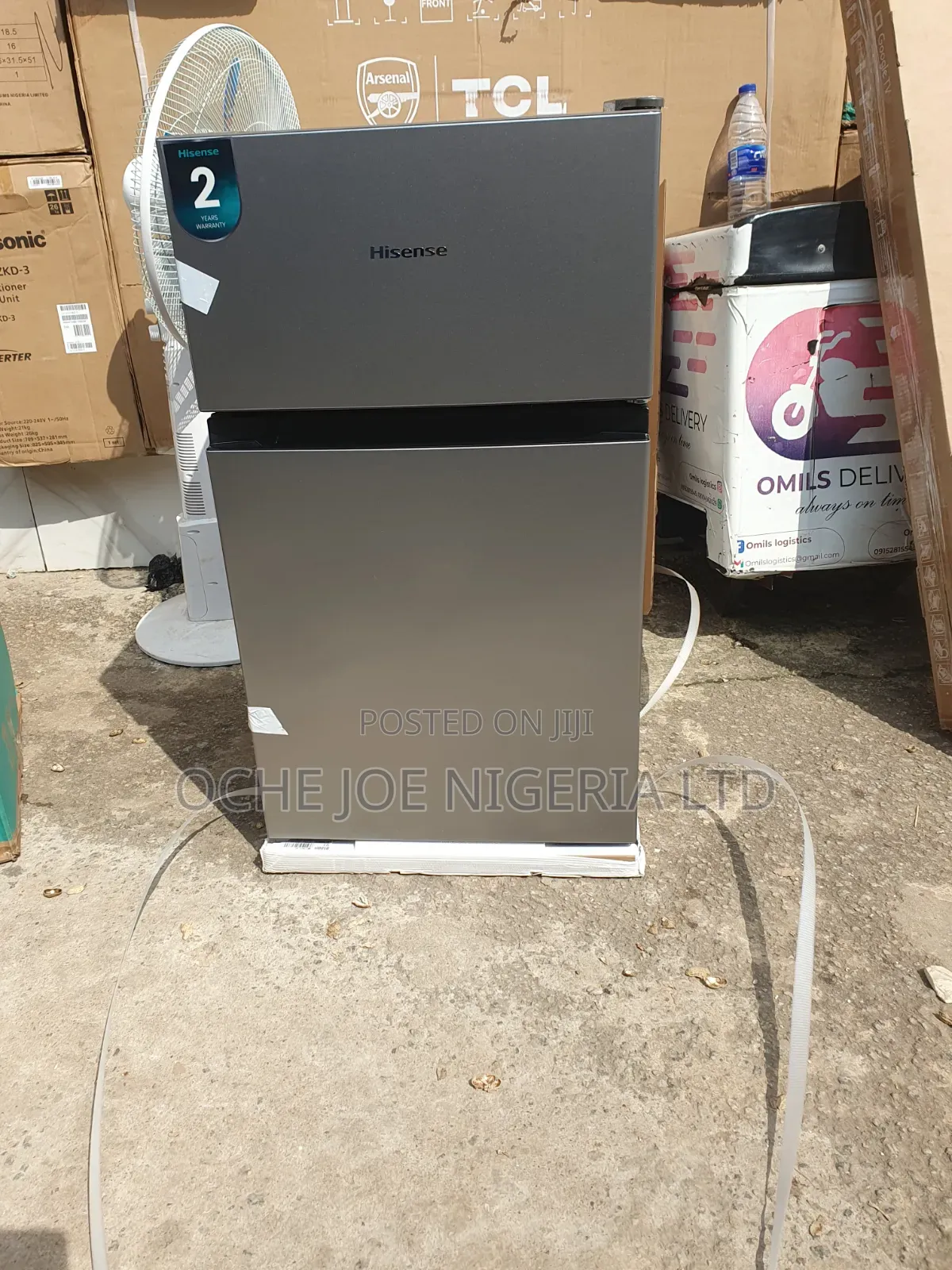 Hisense REF120DR Model Refrigerator, 95 Liters Double Door Fridge