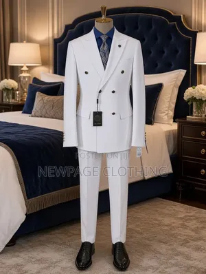 The White Double-Breasted Suit You’ve Been Looking For