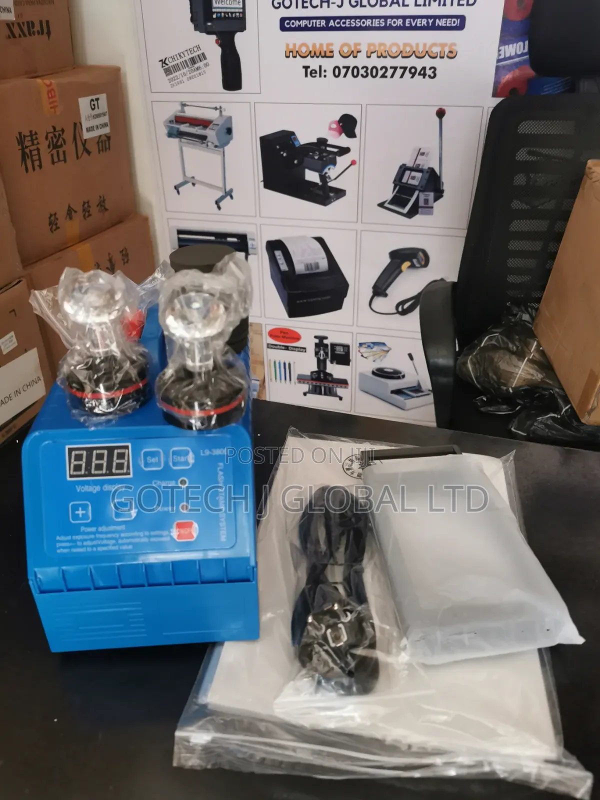 Stamp Flash Photo Sensitive Machine