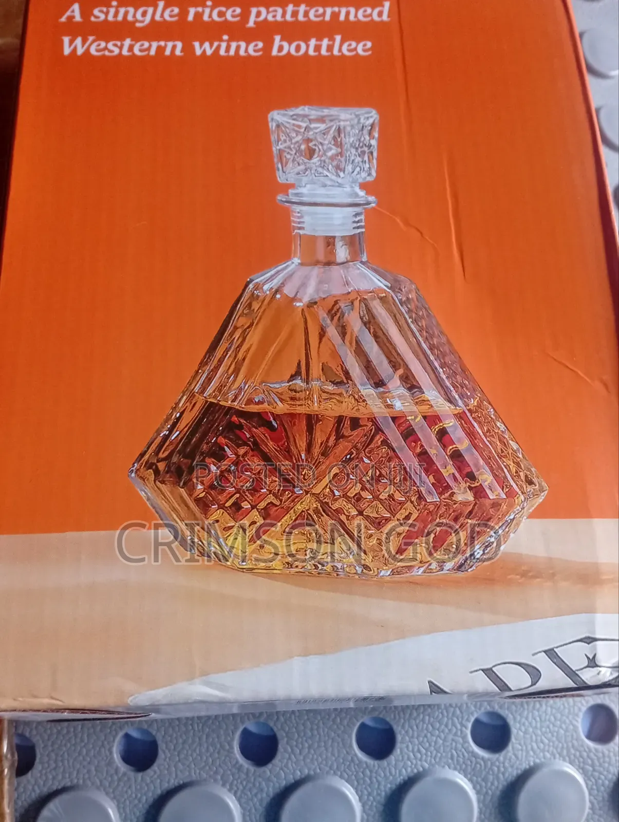 High-End Sealed Decanter With Lid