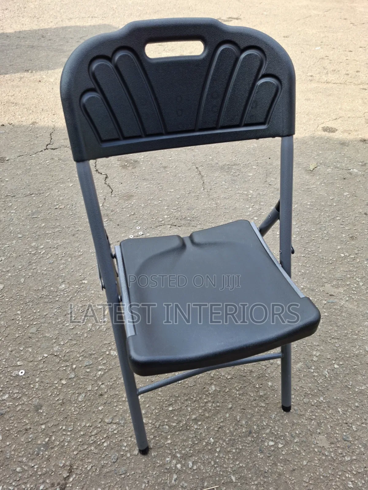 Premium Foldable Chair – Strong Metal Frame, Portable Durable