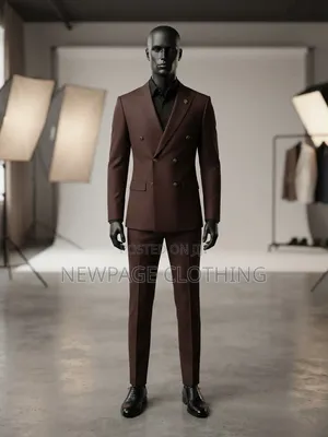 Not Your Everyday Brown Double-Breasted Suit