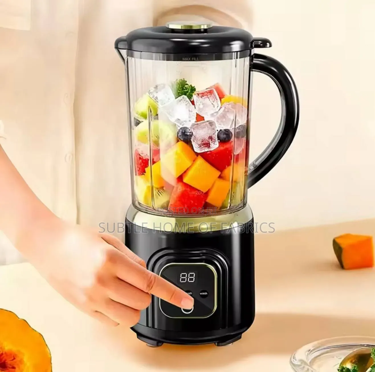 Quality HP-199 1000ml Portable Rechargeable Blender | 3-Blade Juicer