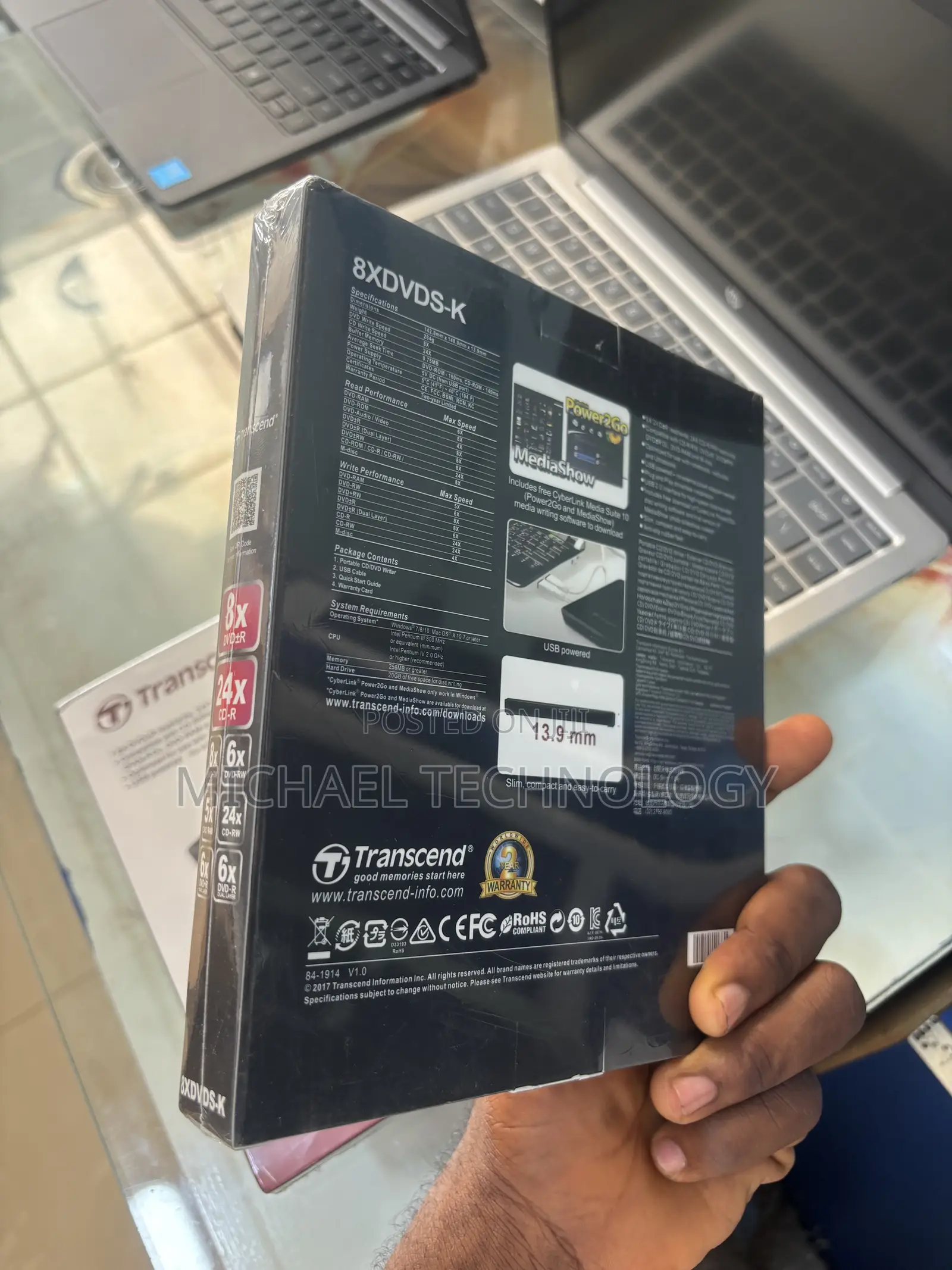 Transcend CD/DVD Writer