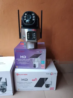 Dual Ens PTZ Solar Powered CCTV Camera 4g