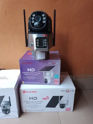 Dual Lens PRZ CCTV Solar Camera With 4g Network