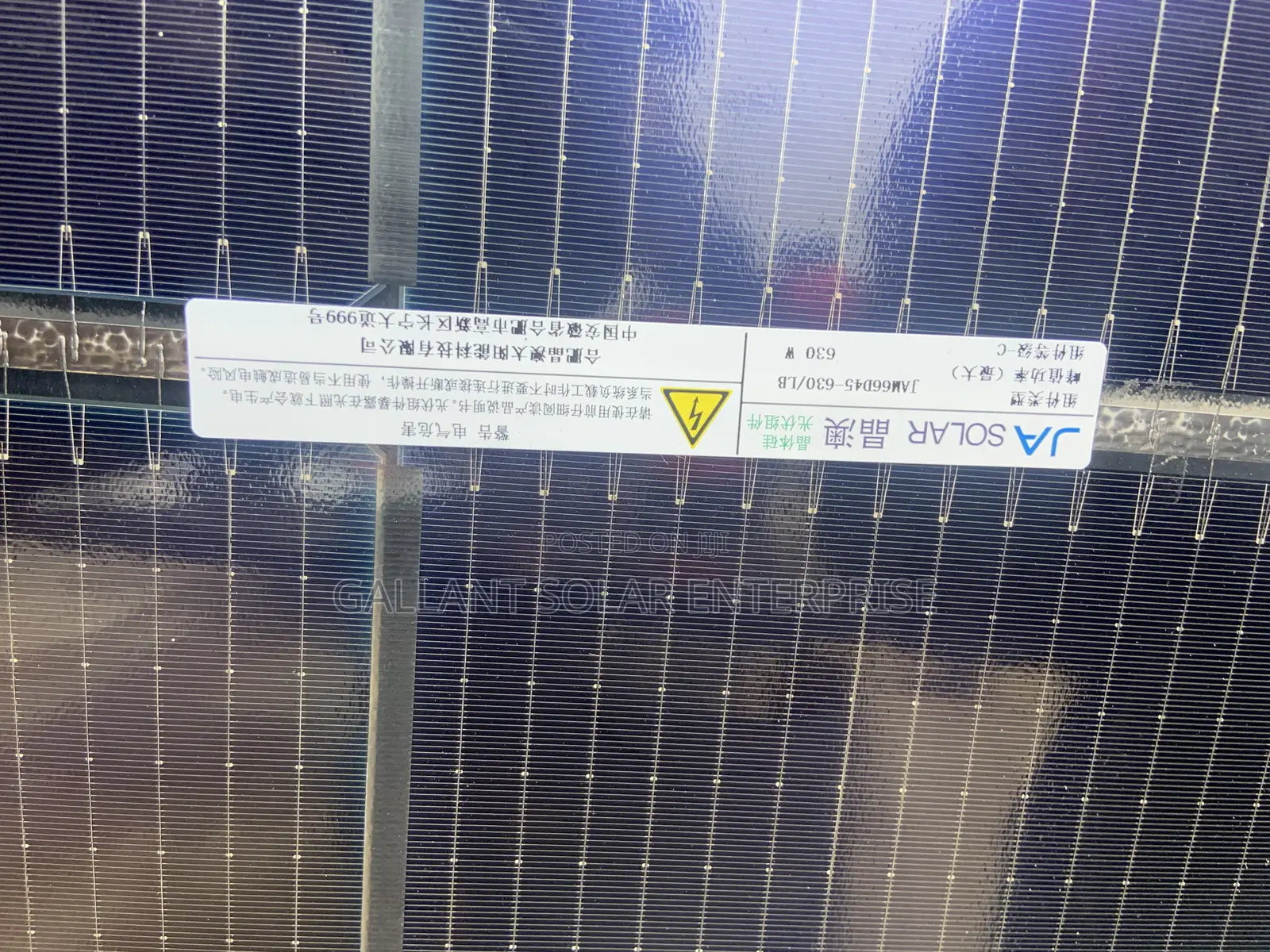JAsolar Panel 630w
