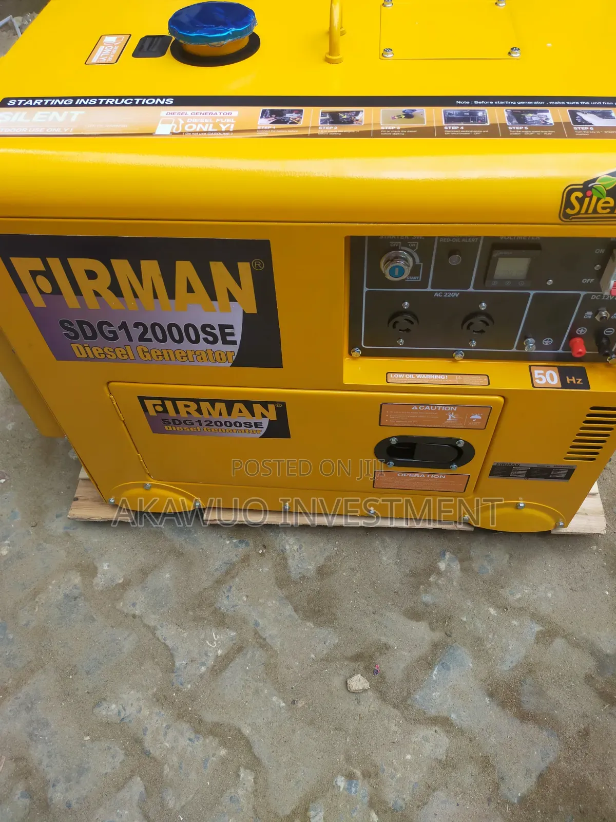 Fireman Diesel Generator 12kva