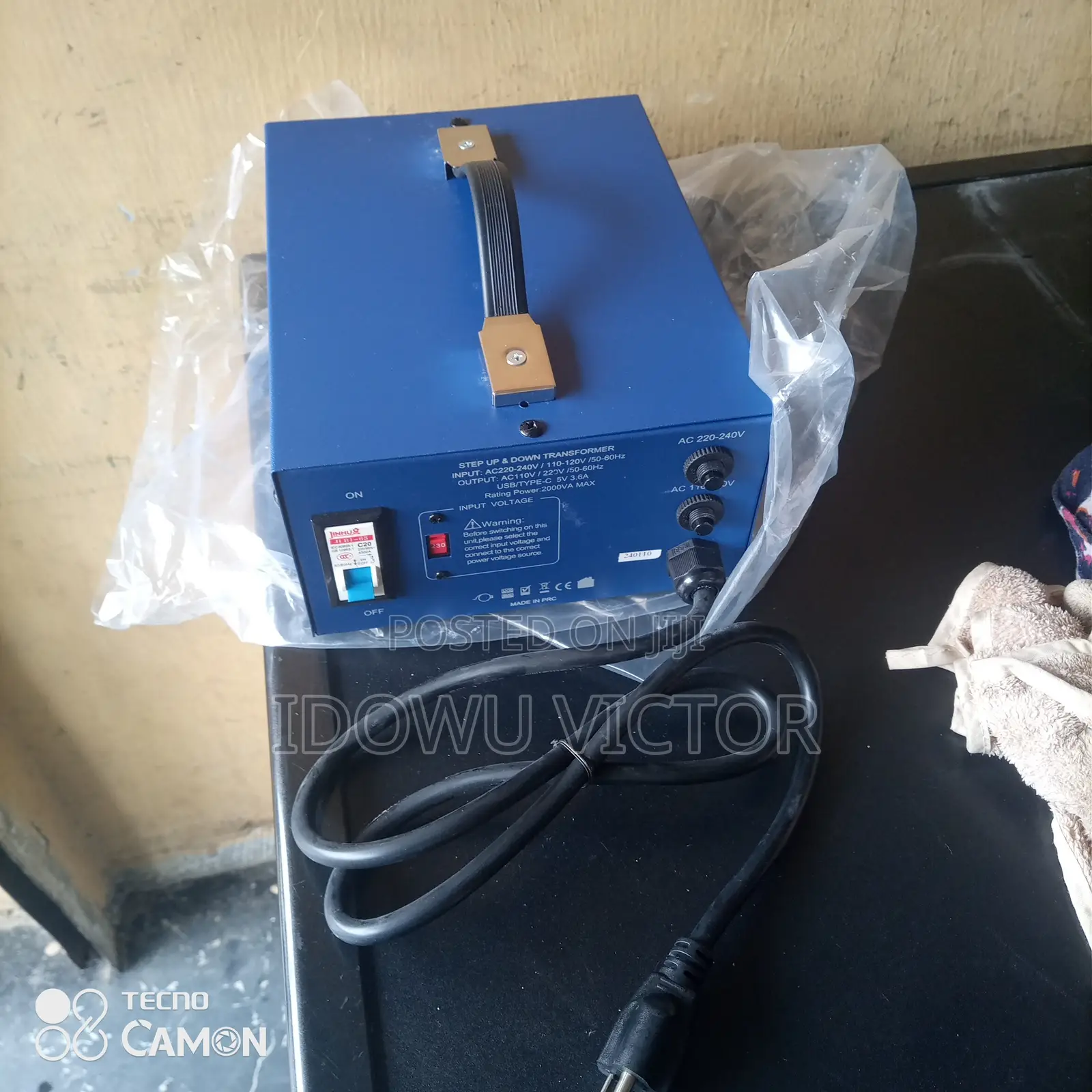 2000 Watts Step Up and Down Transformer