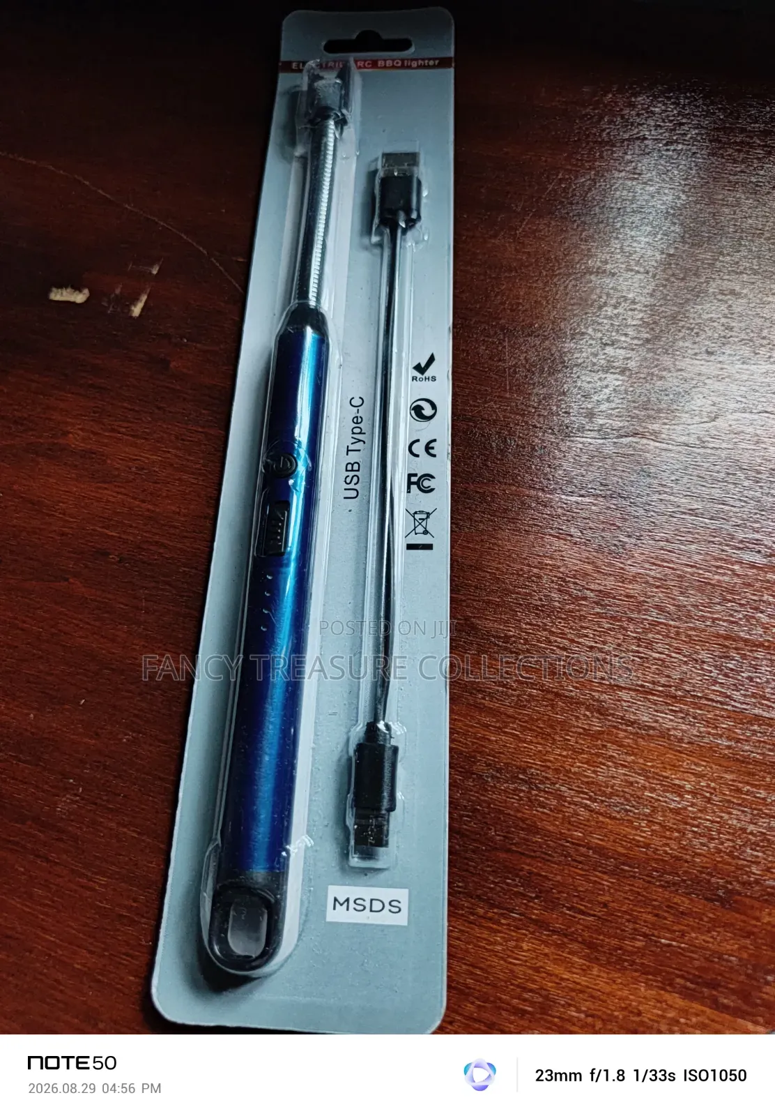 Type-C Rechargeable Windproof Arc Lighter
