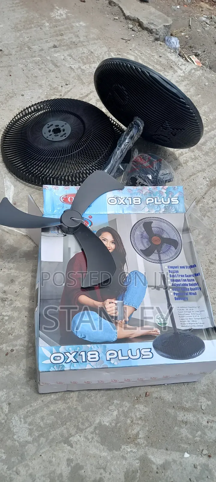 18inches Oxplus Standing Fan