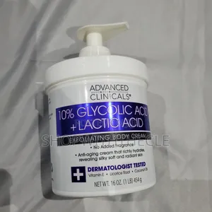 Advance Clinical 10% Glycolic Acid + Lactic Acid Cream