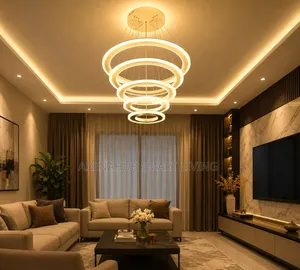 Modern Home Decor Ring LED Lights Pendant Light Lamps for Living Room