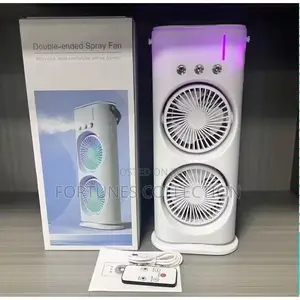 Portable Rechargeable Double-Ended Spray Fan & Air Humidifier