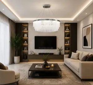 Luxury Crystal Chandelier for Living Room