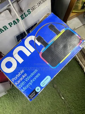 Original ONN Portable Speaker Karaoke Machine With Wireless Microphone