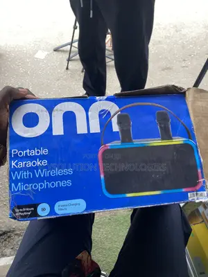 Original ONN Portable Speaker Karaoke Machine With Wireless Microphone