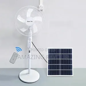 Solar Powered Cooling BREEZE Fan With Remote Control & Panel