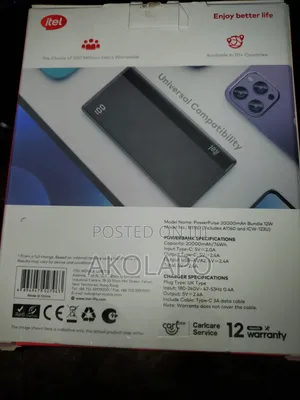 Itel 20000 Mah Capacity