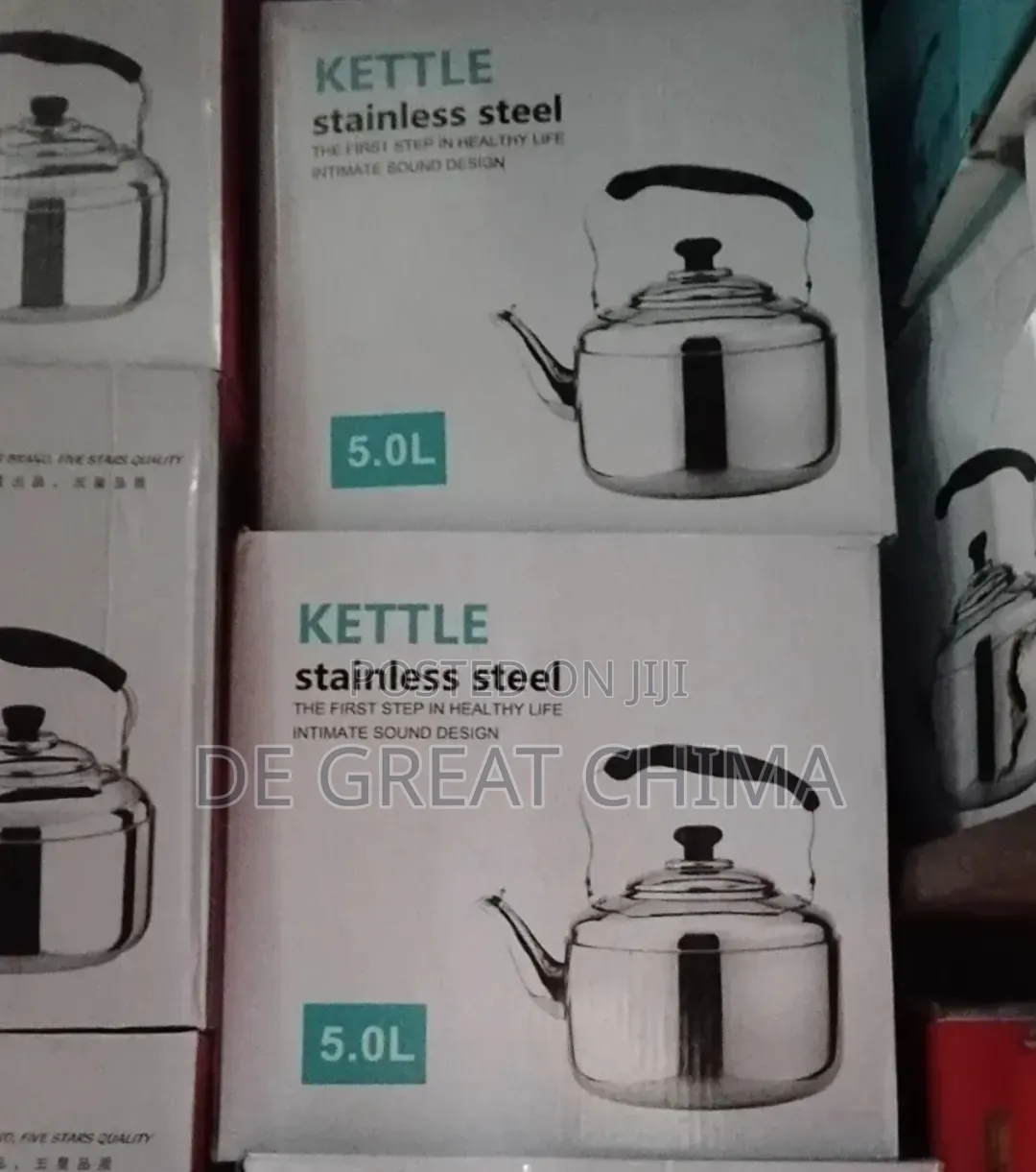 5.0L Silver Cooking Kettle