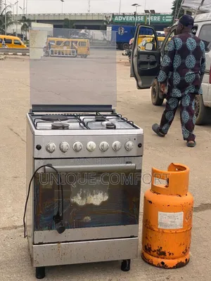 Maxi 4 Burner Gas Cooker (3+1) Gas and Electric With 125kg Cylinder