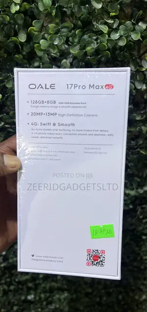 New Oale 17Pro Max 128 GB
