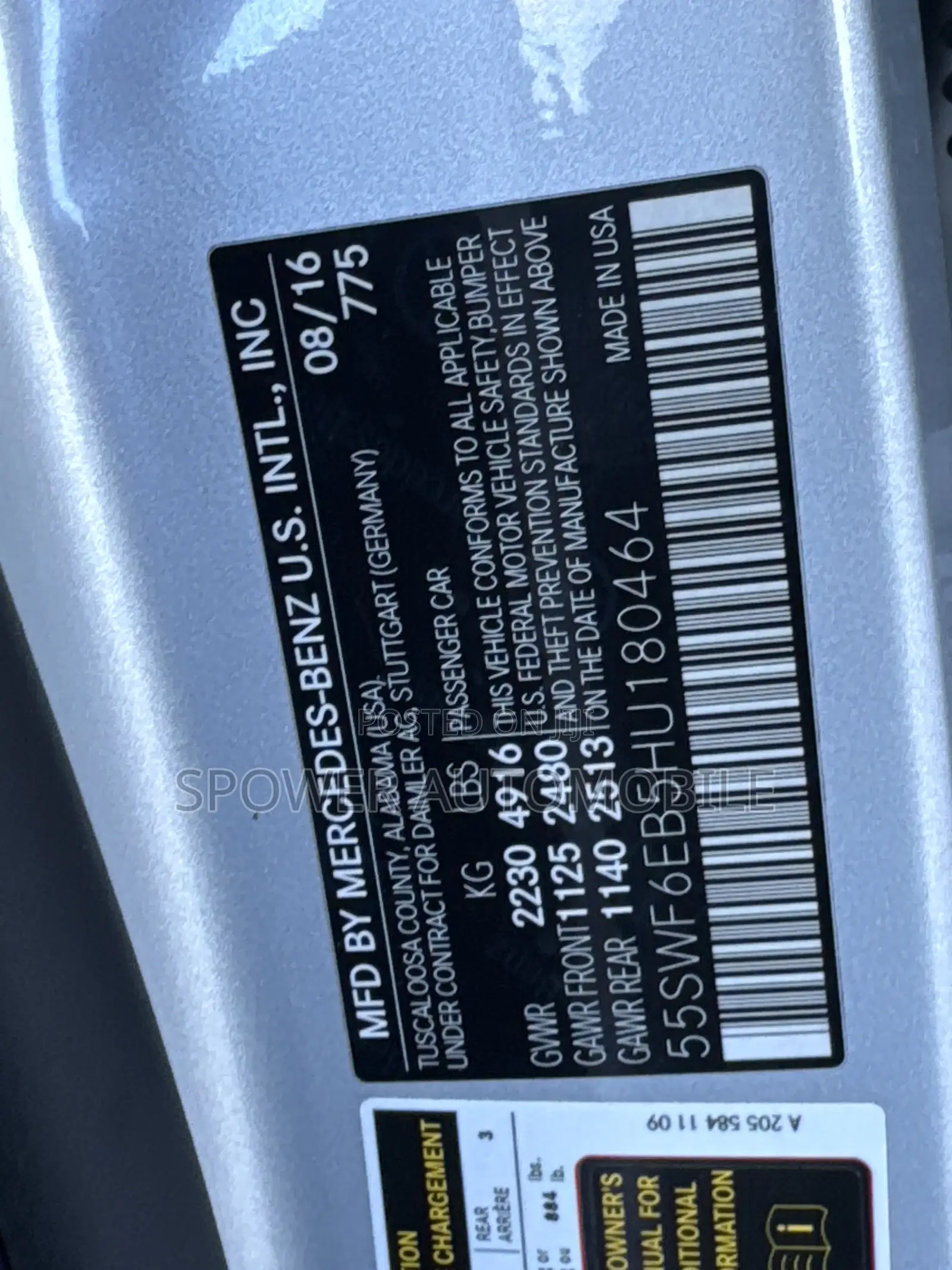Mercedes-Benz C43 2017 Silver