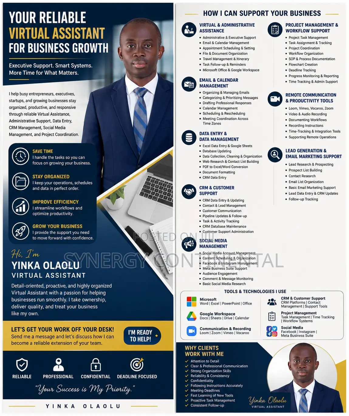 Virtual Assistant | Admin Support | AI & IT AUTOMATION SERVICES