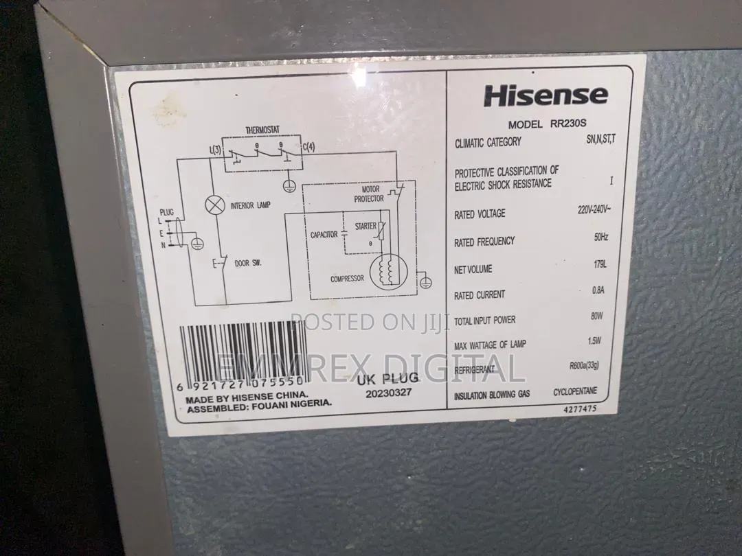Hisense Fridge