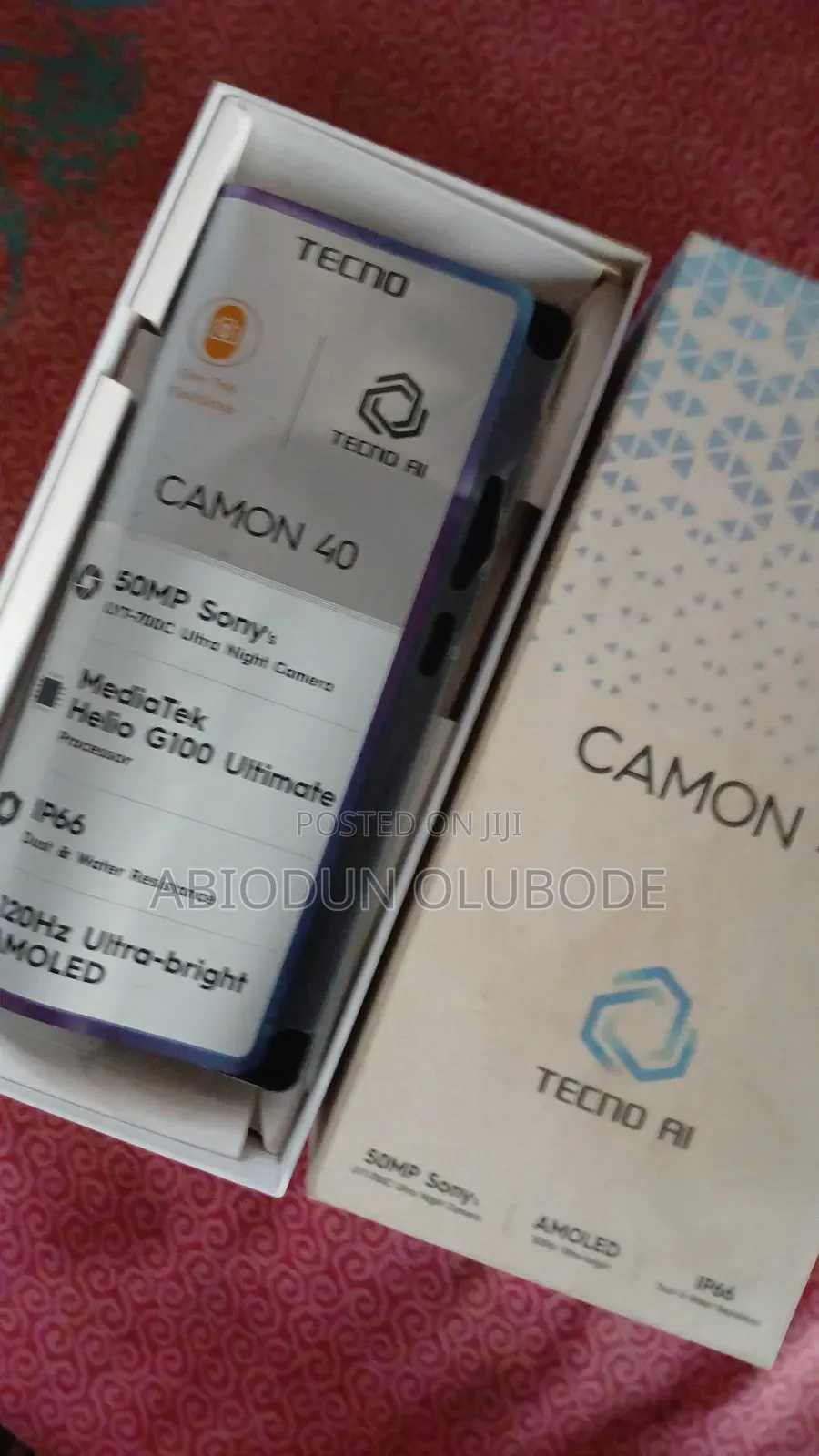 Tecno Camon 40 128 GB Silver