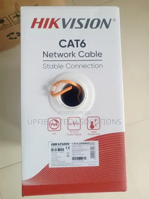 HIK Pure Copper UTP CAT6 Cable (Orange)