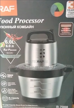 High Quality Food Processor 6 Liters