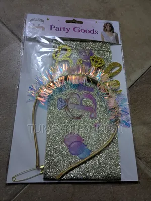 Bridal Shower Accessories (Sash,crown,tags)