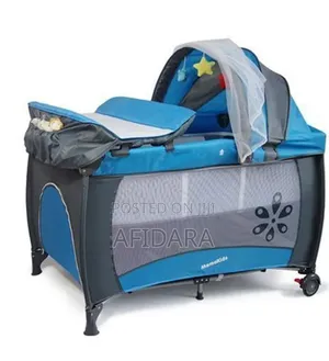 Baby Foldable Trend Yard Bed Cot With Canopy – Safe & Comfortable