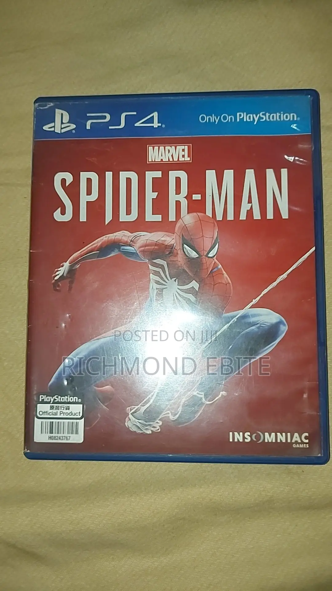 Marvel Spiderman Remastered