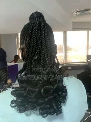 Short Curly Braided Ponytail