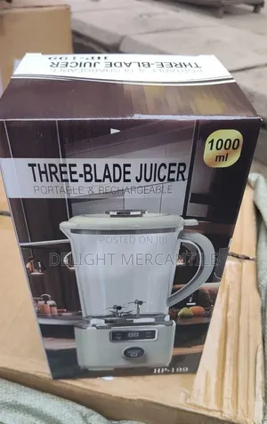 Three Blade Rechargeable Juicer Blender